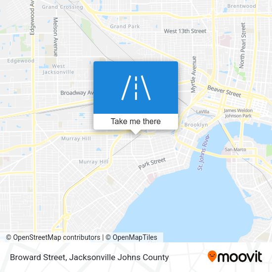 Mapa de Broward Street