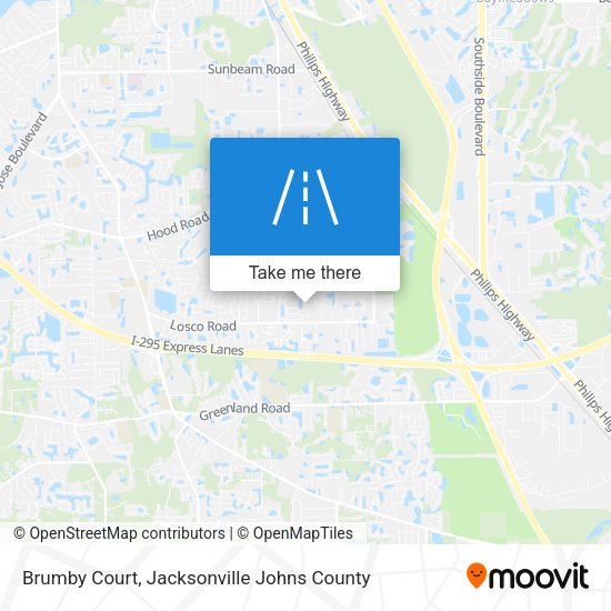 Brumby Court map