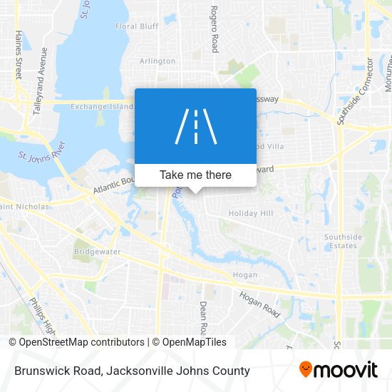 Brunswick Road map