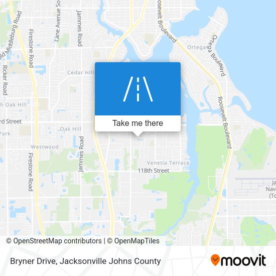 Bryner Drive map