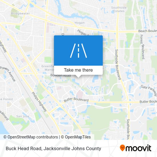 Mapa de Buck Head Road