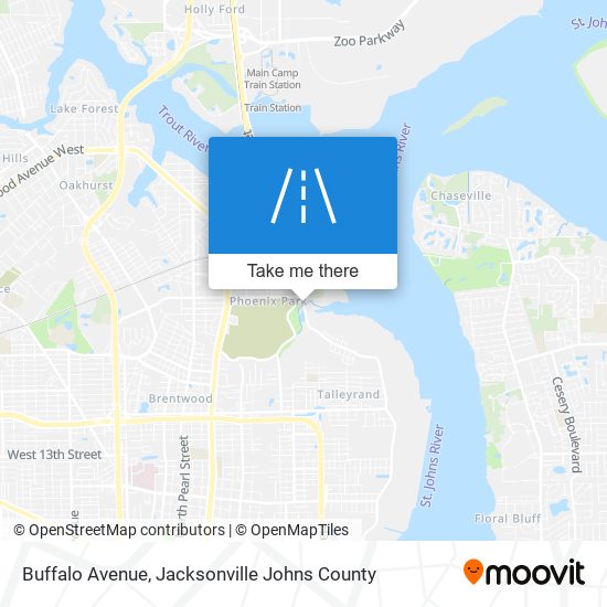 Buffalo Avenue map