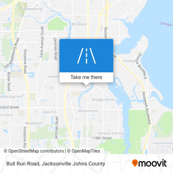 Bull Run Road map
