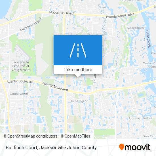 Bullfinch Court map