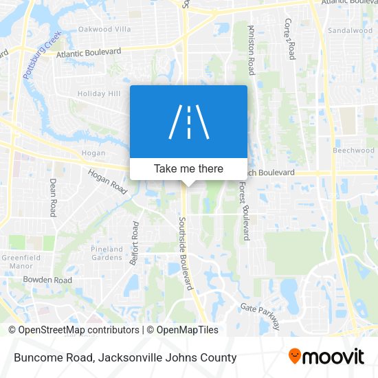 Buncome Road map