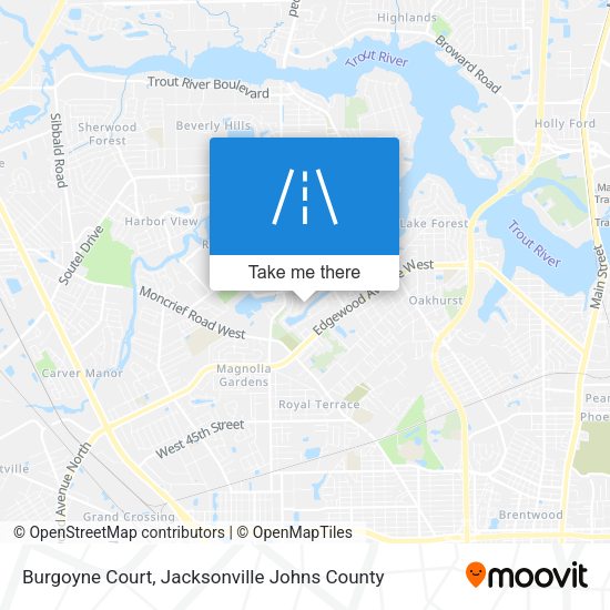 Mapa de Burgoyne Court