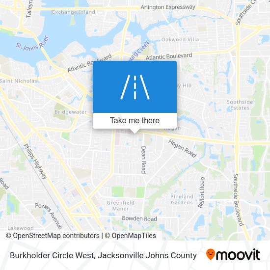 Burkholder Circle West map