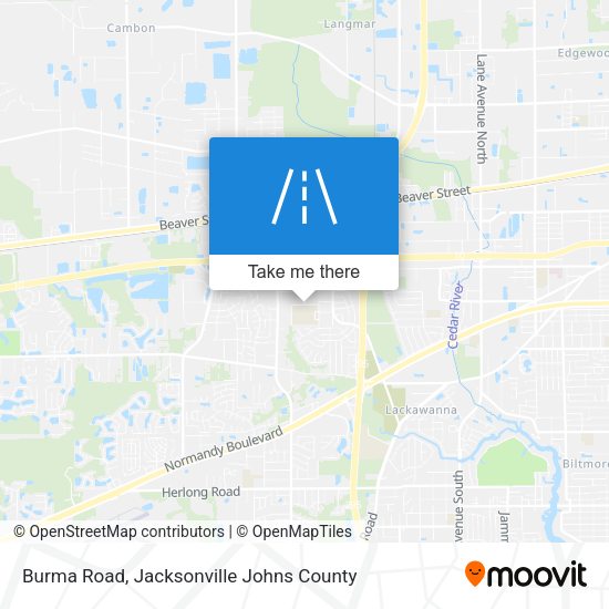 Mapa de Burma Road