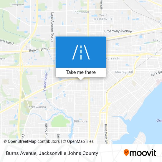 Mapa de Burns Avenue
