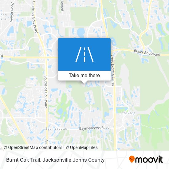 Mapa de Burnt Oak Trail