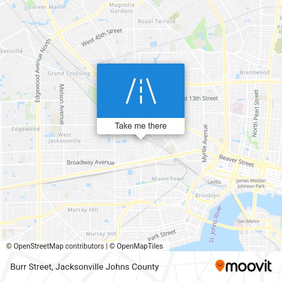 Mapa de Burr Street