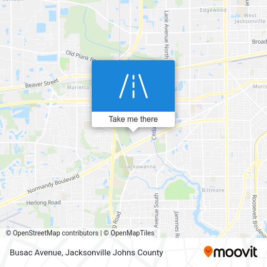 Busac Avenue map