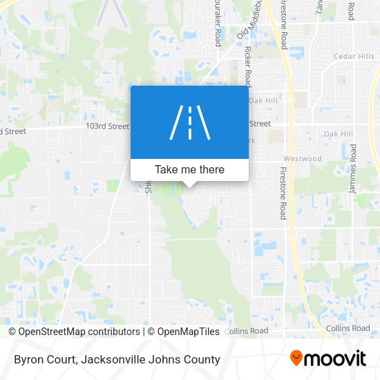 Mapa de Byron Court
