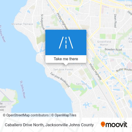Mapa de Caballero Drive North