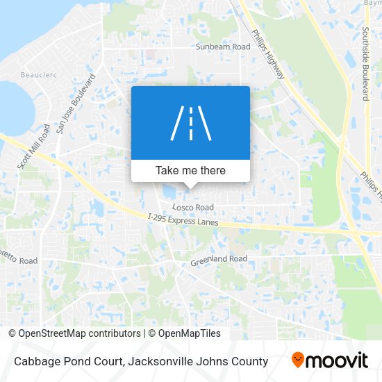 Mapa de Cabbage Pond Court