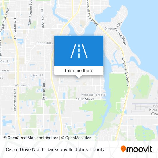 Mapa de Cabot Drive North