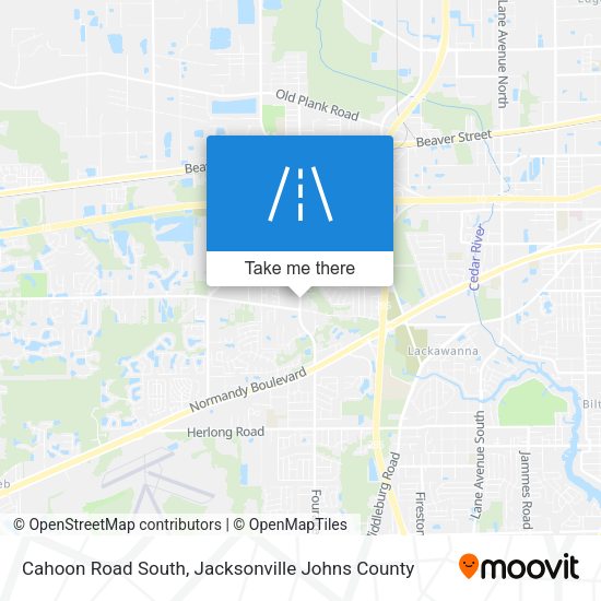 Mapa de Cahoon Road South