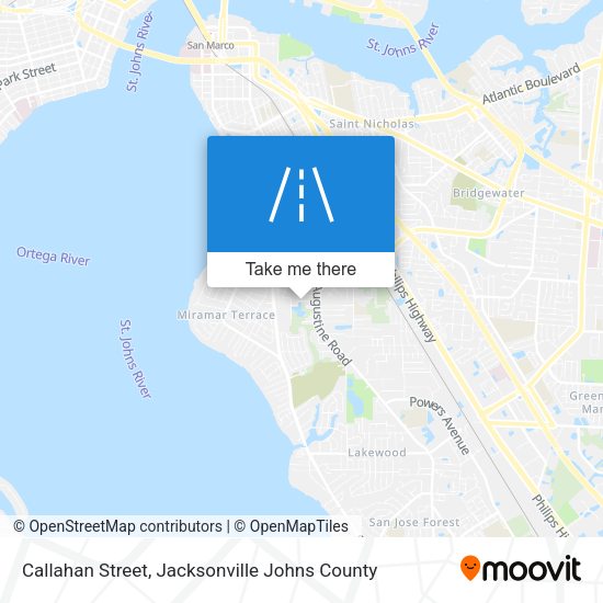 Callahan Street map
