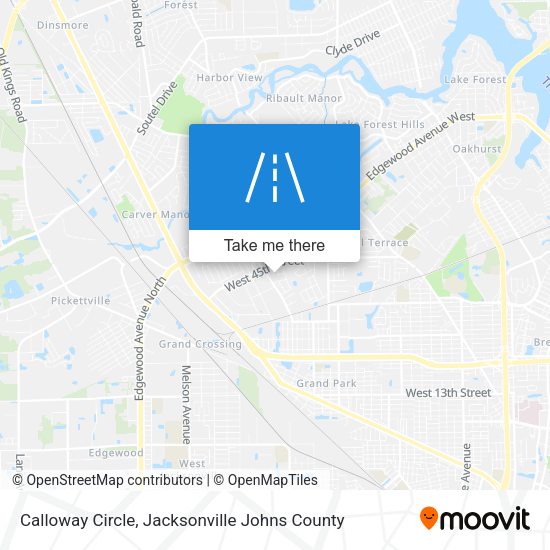 Calloway Circle map