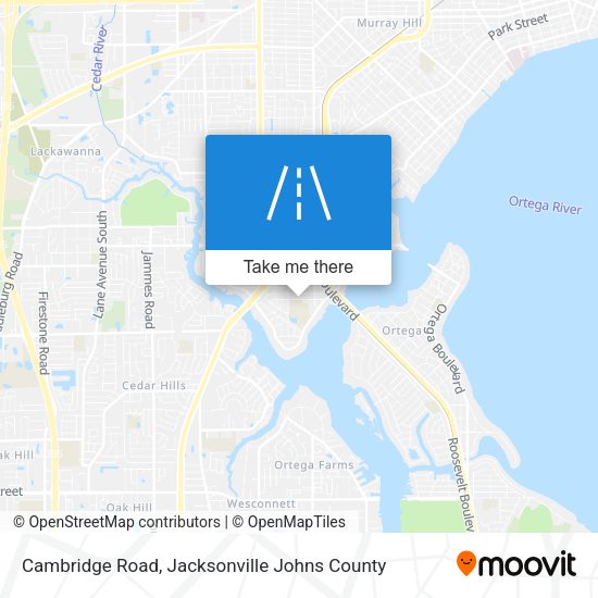 Cambridge Road map