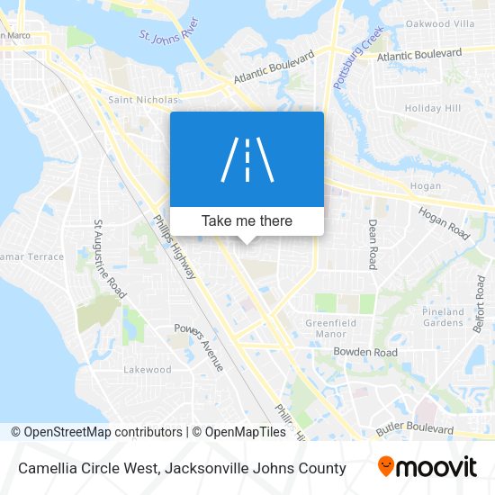 Mapa de Camellia Circle West