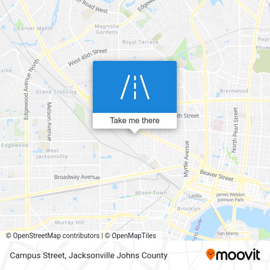 Campus Street map
