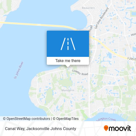 Canal Way map