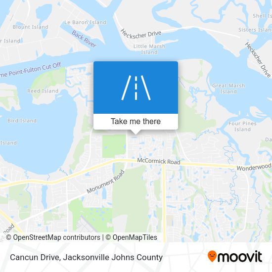 Mapa de Cancun Drive