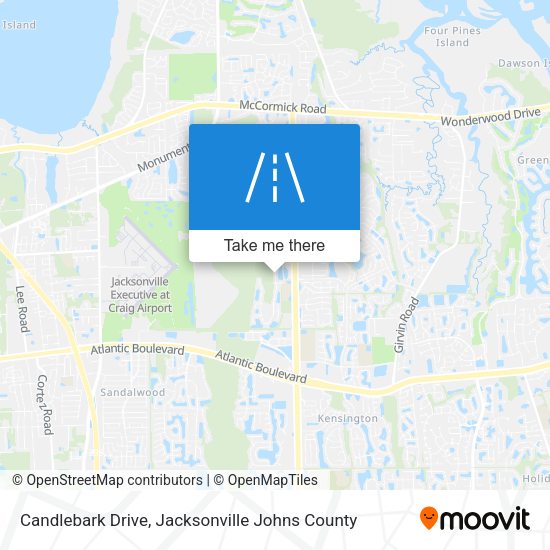 Candlebark Drive map