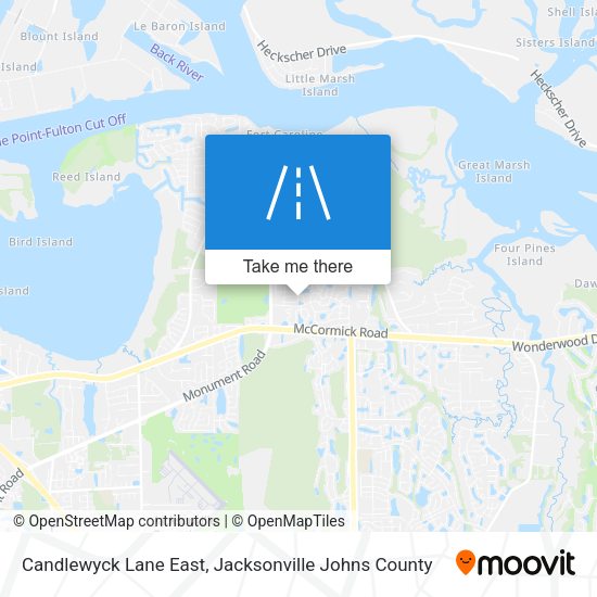 Mapa de Candlewyck Lane East