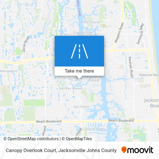 Canopy Overlook Court map