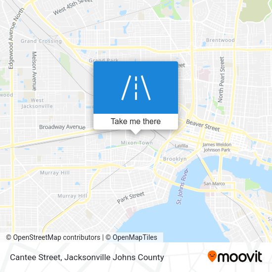 Cantee Street map