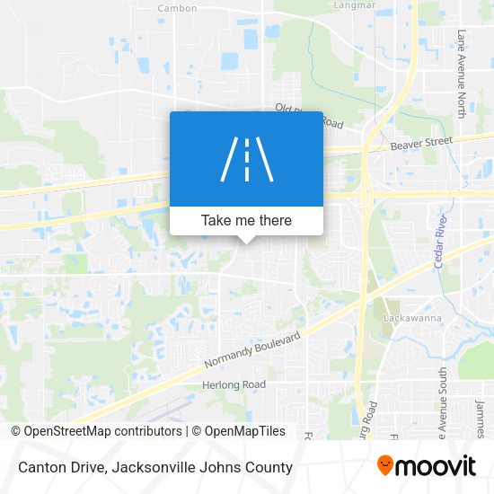 Canton Drive map
