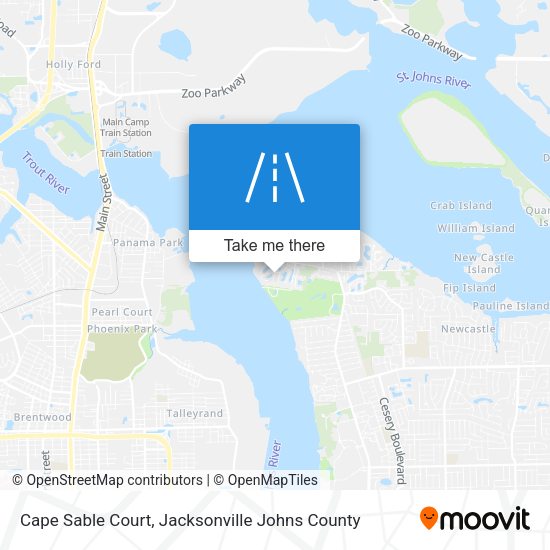 Cape Sable Court map