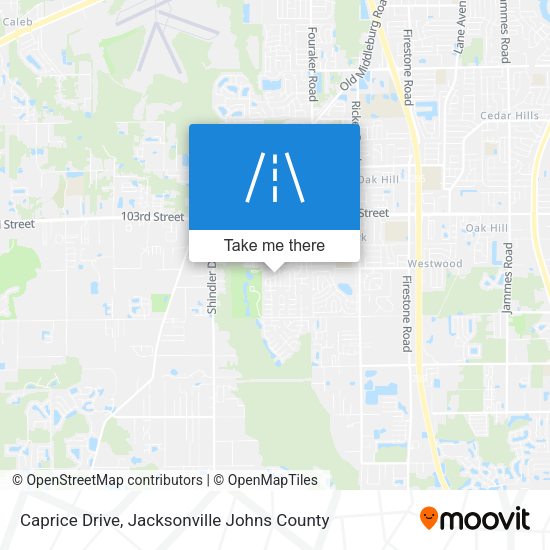 Caprice Drive map