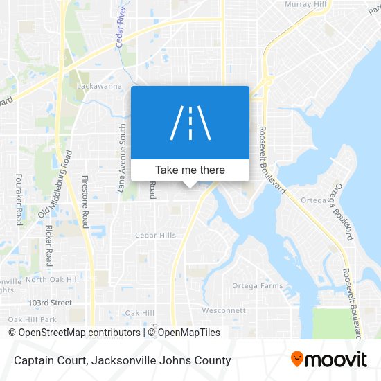 Captain Court map