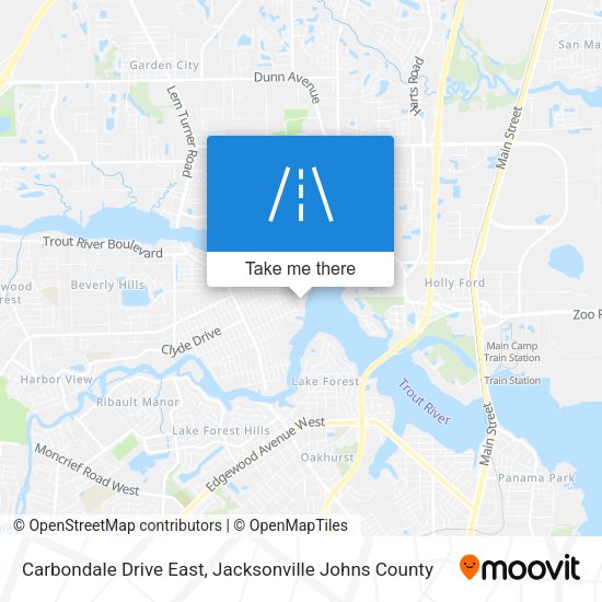 Carbondale Drive East map