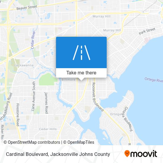 Mapa de Cardinal Boulevard