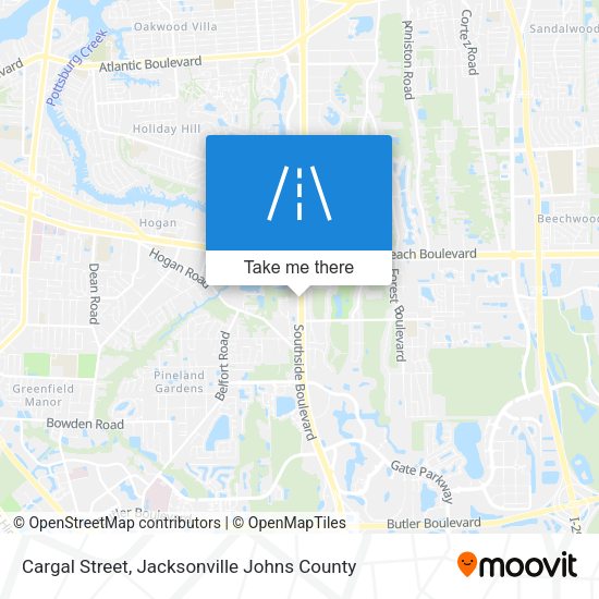 Cargal Street map
