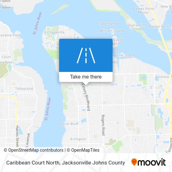 Caribbean Court North map