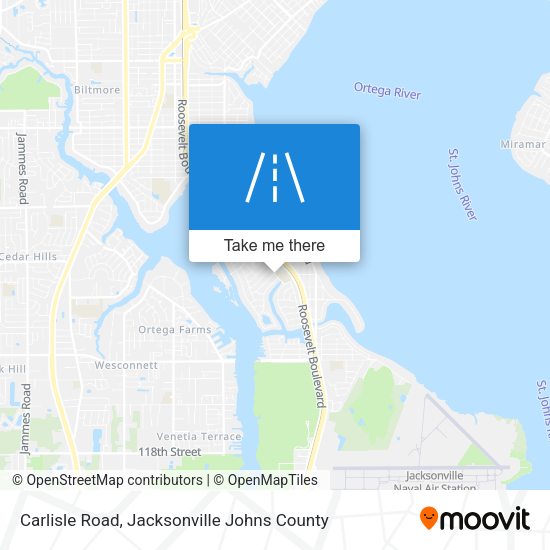 Carlisle Road map