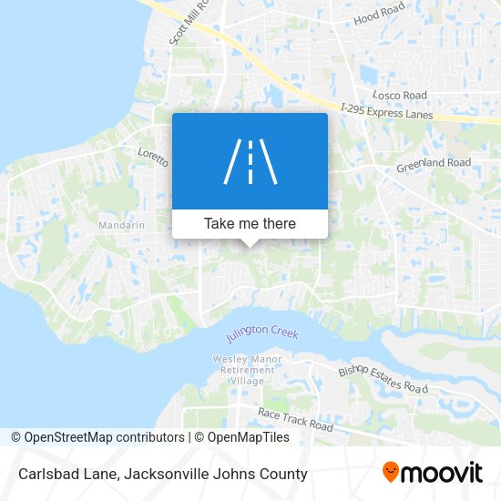 Carlsbad Lane map
