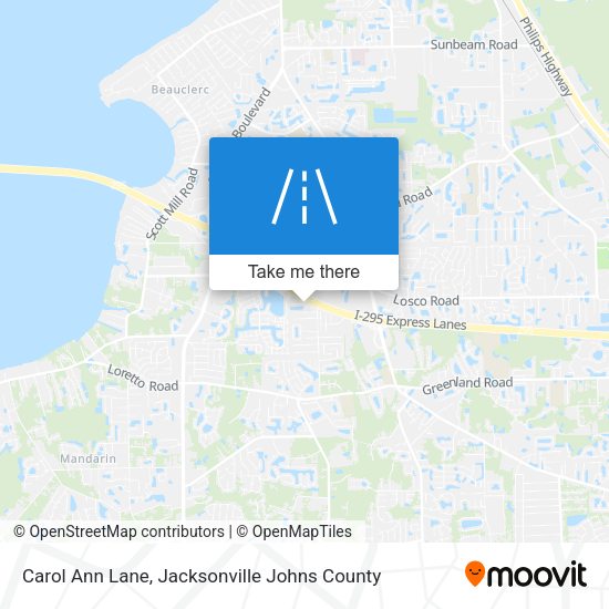 Mapa de Carol Ann Lane
