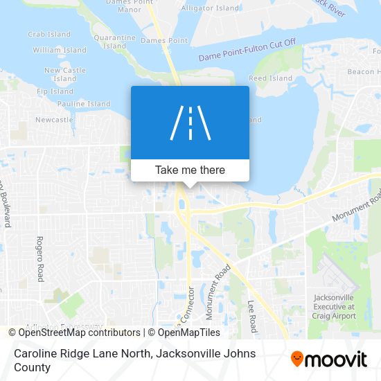 Mapa de Caroline Ridge Lane North