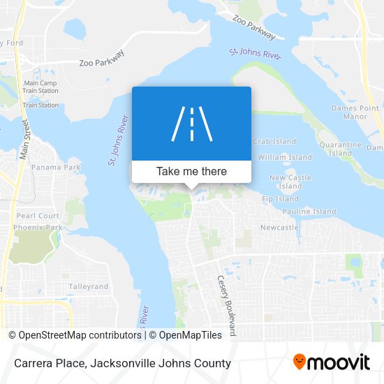 Carrera Place map