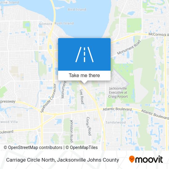 Mapa de Carriage Circle North