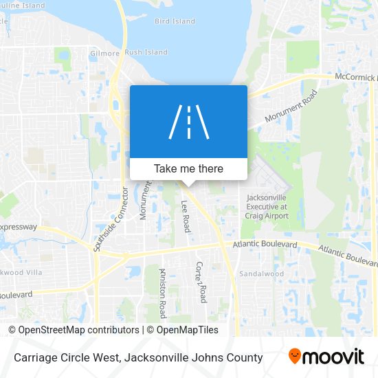 Mapa de Carriage Circle West