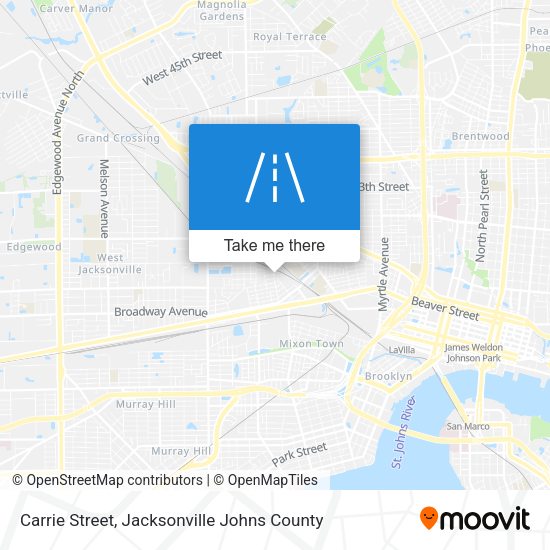 Mapa de Carrie Street