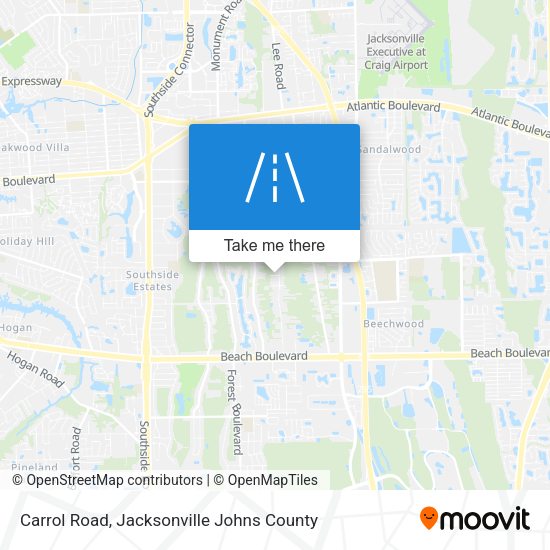 Carrol Road map