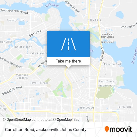Carrollton Road map